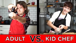 Kid Professional Chef Vs Adult Chef [upl. by Yezdnil]