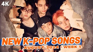 NEW KPOP SONGS  AUGUST 2024 WEEK 1 [upl. by Seka]