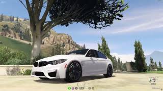 BMW M3 F80 GAMEPLAY GTA5  REAL SOUND MOD  SONIDO REAL  FIVEM  ROLEPLAY [upl. by Lleira]