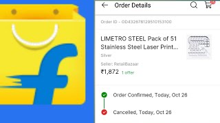 Flipkart Order Cancel [upl. by Asaret793]