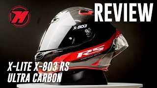 ¡EXCLUSIVA Casco de moto deportivo XLITE X803 RS Ultra Carbon ¡PARA CIRCUITO [upl. by Lorenzo942]