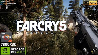 FAR CRY 5  RYZEN 7 7800X3D  RTX 4070 Ti  1440p Max Settings [upl. by Daus884]