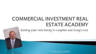 LoopNet and Craigs List Promoting your listing [upl. by Kara-Lynn]