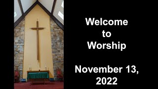 Colesville Presbyterian Church Live Stream 13 November 2022 [upl. by Hamrah]