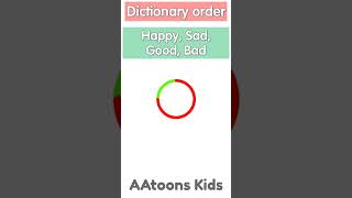 Dictionary Order  Word Order [upl. by Casady]