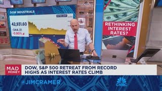 The move higher in bond yields is so fast the market cant find its footing says Jim Cramer [upl. by Eerac]