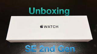 Apple Watch SE 2nd Gen 44mm midnight unboxing [upl. by Besnard]