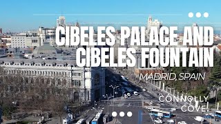 Cibeles Palace and Cibeles Fountain  Madrid  Spain  Things to do in Madrid [upl. by Boggs]