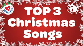 Top 3 Christmas Songs with Lyrics 🎄 Merry Christmas Songs [upl. by Sulienroc]