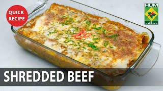 Shredded Beef Complete Recipe  Try it Now  Quick amp Healthy Recipes  Masala TV [upl. by Lauber]