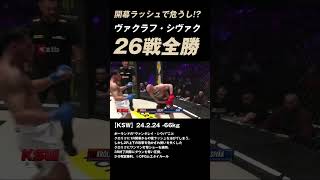 26戦全勝 ヴァクラフ・シヴァク vaclav sivak K1 RISE GLORY ONE キックボクシング [upl. by Nnylirret813]