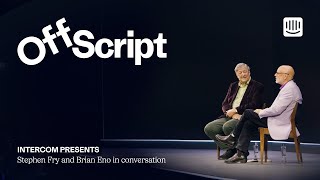 Brian Eno and Stephen Fry take on AI – Intercom Off Script Special Edition [upl. by Ninaj621]