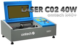 LASER CO2  OMTECH K40 Unboxing [upl. by Barbey]