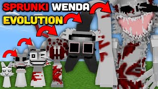 Minecraft But I Evolve SPRUNKI WENDA PHASE 19 [upl. by Ekle]