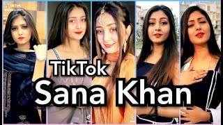 Sana Khan TikTok Part 2 Sanateam TikTok Sana Khan Bebo TikTok Video [upl. by Eylatan667]