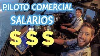 Cuánto gana un capitán y primer oficial de aerolínea comercial Cifras reales [upl. by Egdirdle]