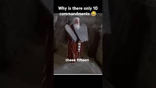 Why theres is only 10 commandments 😂 foryou funny funnyvideo short fun shortvideo shorts [upl. by Conroy123]