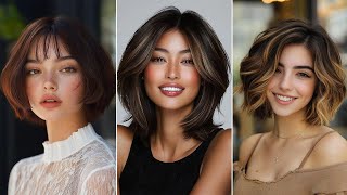 Bob Hair Color Ideas for Fall 2024 Platinum Blonde Lob with Soft Curls Bob Haircuts Blunt [upl. by Ping84]