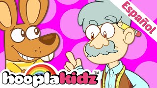 Debajo de un Botón  Canciones Infantiles  HooplaKidz en Español [upl. by Assiran]