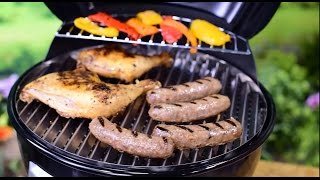 CharBroil Patio Bistro 240 Red Barbeque  Product Video [upl. by Erdda79]