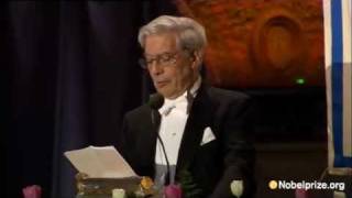 Nobel Prize in Literature 2010 Mario Vargas Llosa Banquet Speech [upl. by Primavera]