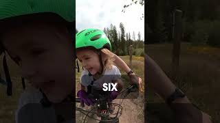 Toddler Mountain Biking With Dad cuteness family [upl. by Mellar984]