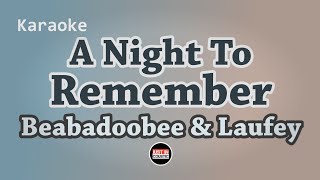 Beabadoobee X Laufey  A Night To Remember Karaoke with Lyrics [upl. by Ylloh336]