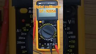 dt 9205 digital multimeter youtubeshorts electrial [upl. by Immac731]