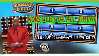 quotWhos The Greatest Rapper Of All Timequot Family Feud Who The F Made This List [upl. by Merari]