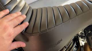 Saddlemen Motorcycle Seats  2021 HarleyDavidson Fat Bob  review and highlights [upl. by Sulamith699]