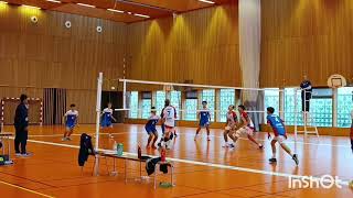 Ysaac PHA CF volley M18 VBC Francheville Vs Asul [upl. by Dorn]