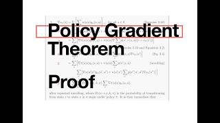 Understanding Policy Gradient Proof  Introduction [upl. by Ateekram]