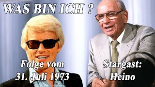 Was bin ich mit Robert Lembke vom 31 Juli 1973 Stargast Heino [upl. by Ennairoc61]