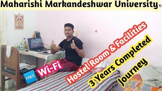 Maharshi Markandeshwar University । MMDU Hostel। MMU Hostel Full Video [upl. by Elakram]