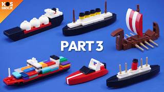 Lego Mini Ships  Part 3 Tutorial [upl. by Yenetruoc]