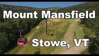 Mt Mansfield Stowe Vermont Aerial Video [upl. by Adle70]