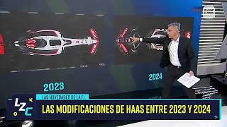 HAAS PRESENTÓ SU NUEVO MONOPLAZA VF24 telemetricof1 [upl. by Llehctim]