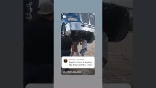 Master got me working truck dumb women trust fails mechanic [upl. by Finnigan432]