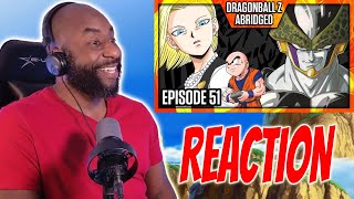 Dragon Ball Z Abridged  Episodes 51 Reaction [upl. by Asenad]