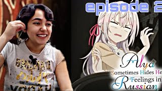 alya hides her feelings episode 2 reaction [upl. by Ytirahc]