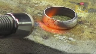 Making Your Own Silver Jewellery  How to Make and Solder A Silver Ring [upl. by Yboc]