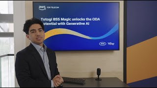 Totogi BSS Magic unlocks the ODA potential with generative AI  Amazon Web Services [upl. by Teufert]