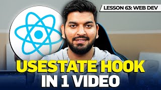 Learn quotuseStatequot Hook in React 2024 [upl. by Ibrahim]