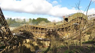 Alton Towers Wicker Man QueueLine Walkthrough [upl. by Aneen]