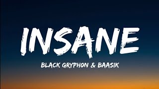 Black Grpyh0n amp Baasik Insane Lyrics Video [upl. by Nerrad]