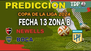 Predicciones Newells vs Boca  copadelaliga 2024  Fecha 13 [upl. by Odraleba]