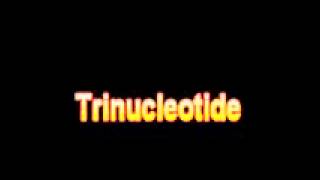 What Is The Definition Of Trinucleotide [upl. by Kristofor]