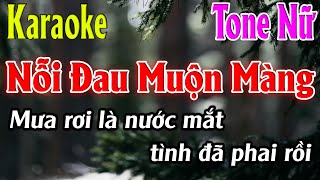 Nỗi Đau Muộn Màng Karaoke Tone Nữ  Cm  Karaoke Lâm Organ  Beat Mới [upl. by Lesley]