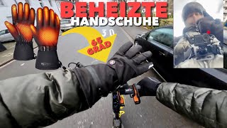 Elektr beheizte Handschuhe im Test  0 Grad Celsius EScooter Tour  Wie warm bleiben die Hände [upl. by Tiebout]