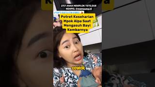 Mpok Alpa Saat Mengasuh Bayi Kembarnya  Raffa Ahmad amp Raffi Ahmad  Artis Viral [upl. by Su]